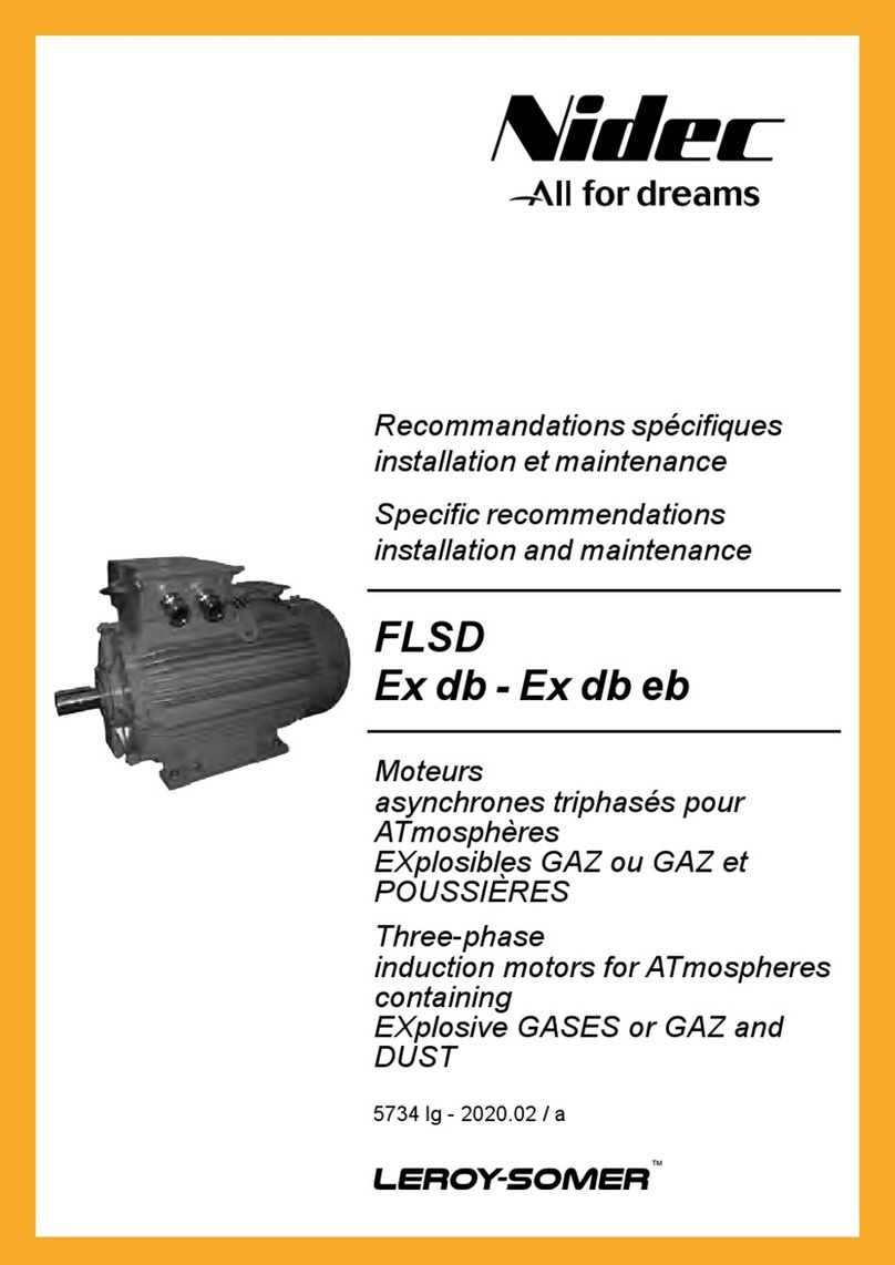 Leroy-Somer Nidec FLSD Series Instruction Manual