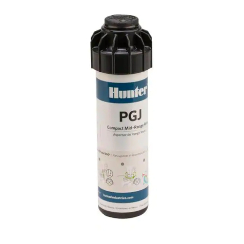 Hunter PGJ User manual
