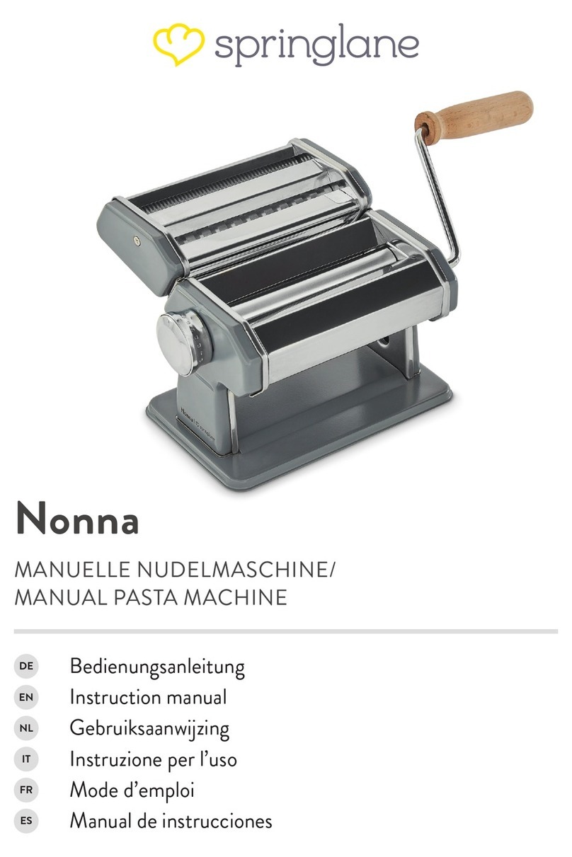 Springlane Nonna User manual