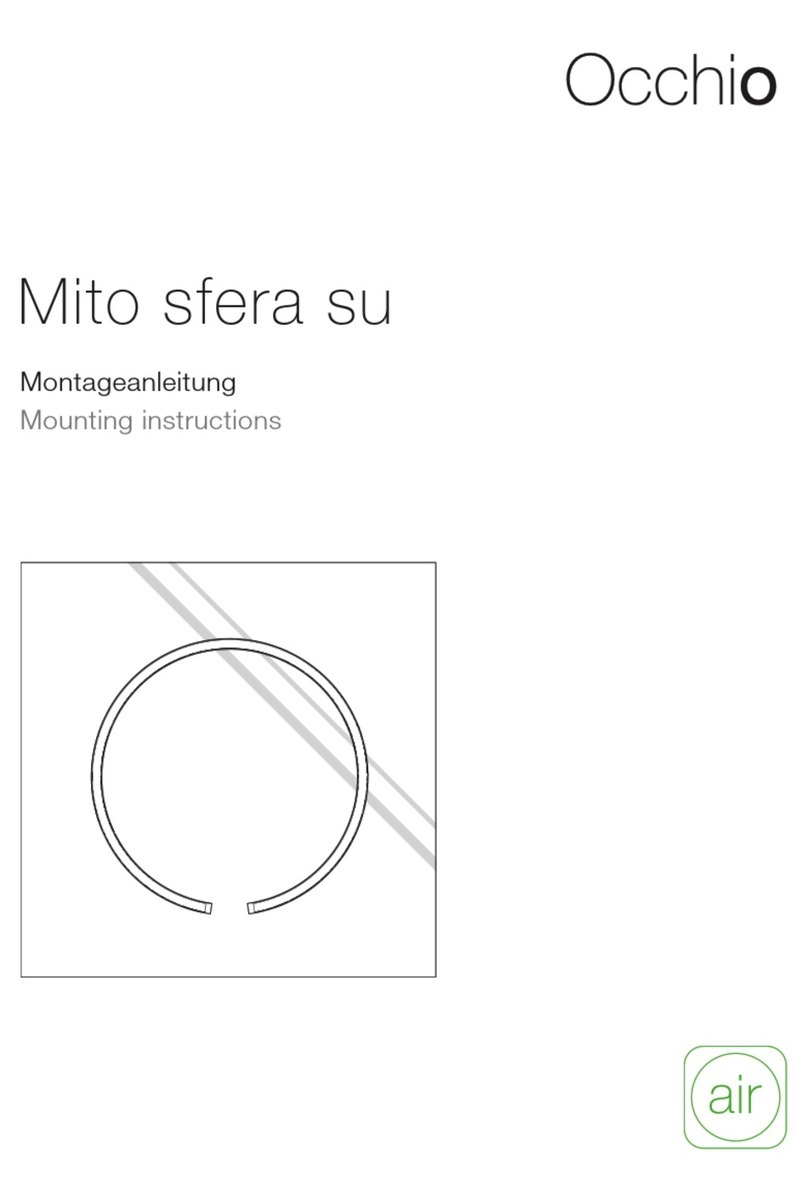 Occhio Mito sfera su Series Mounting instructions