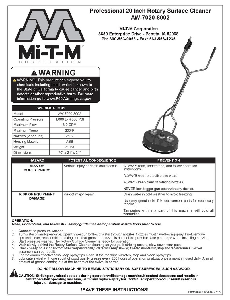 Mi-T-M AW-7020-8002 Operation instructions