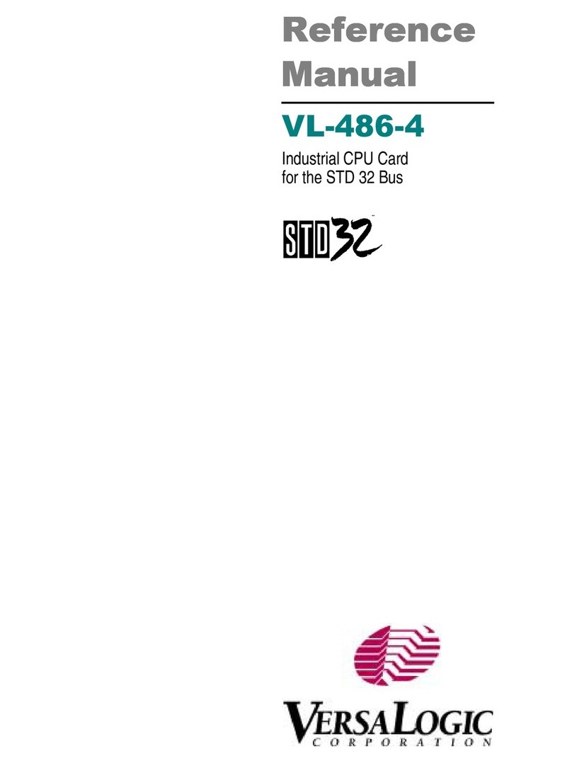 VersaLogic VL-486-4 User manual VersaLogic VL-486-4 User manual