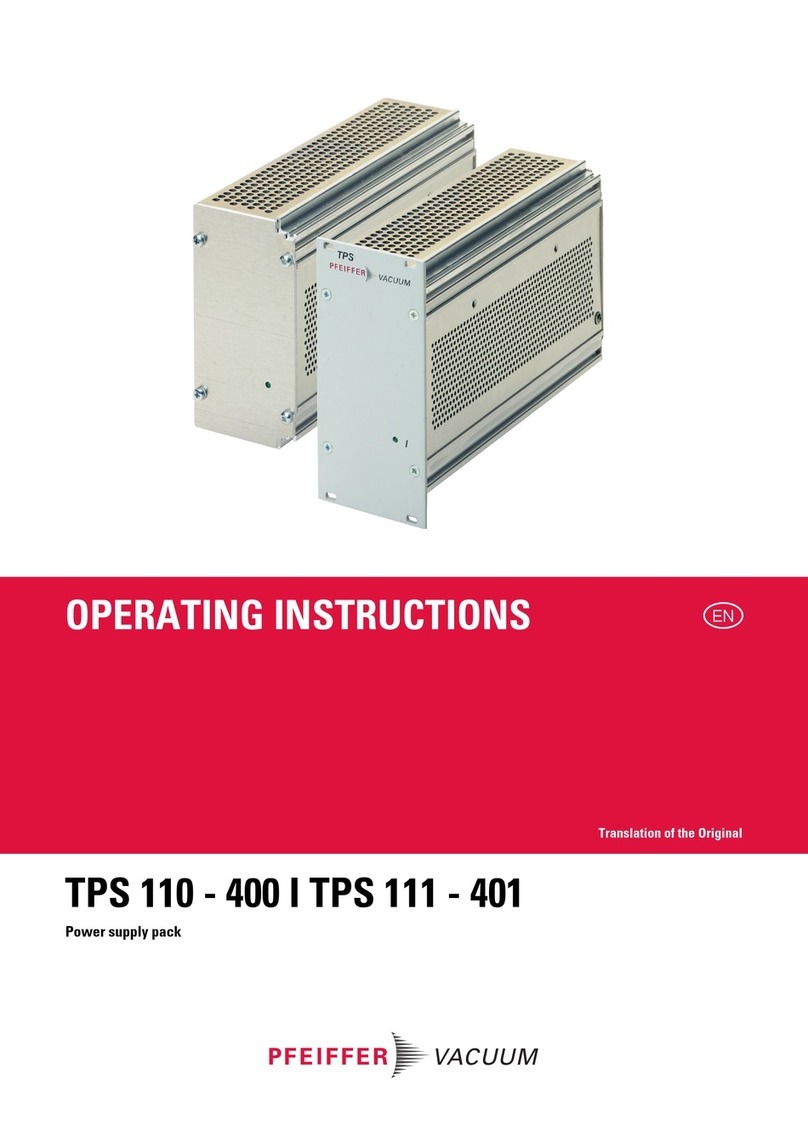 Pfeiffer TPS Series User manual