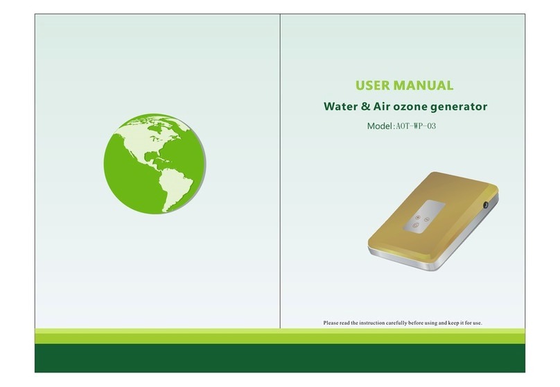 AQUAPURE Ozone Technology AOT-WP-03 user manual