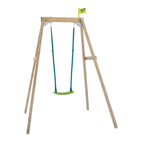 TP Toys Active Fun Knightswood Single Swing Frame Instructions for assembly maintenance and use