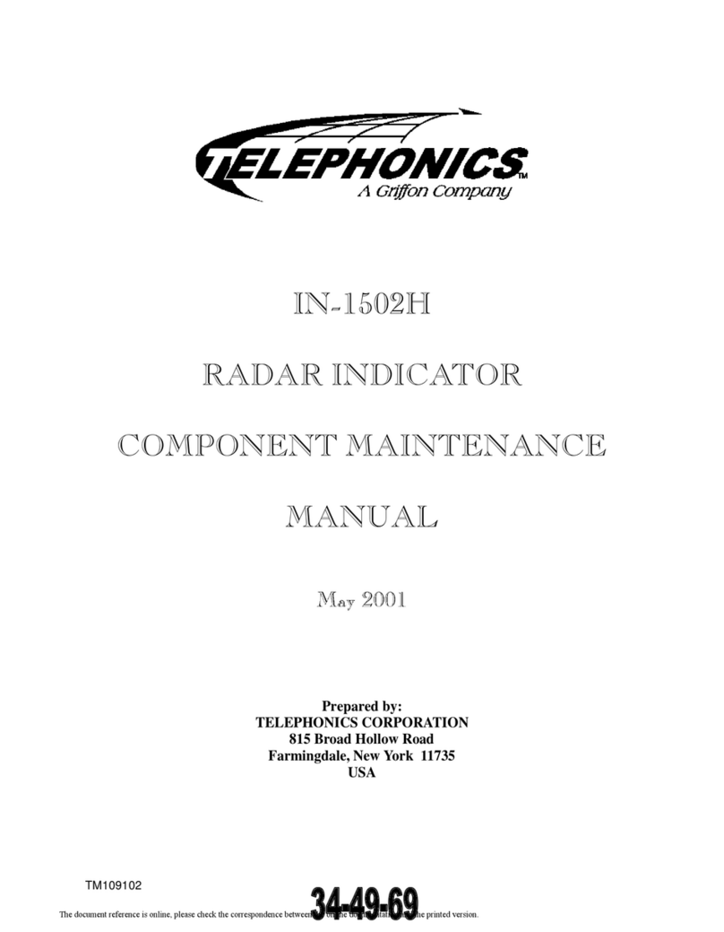 Griffon TELEPHONICS IN-1502H Component Maintenance Manual