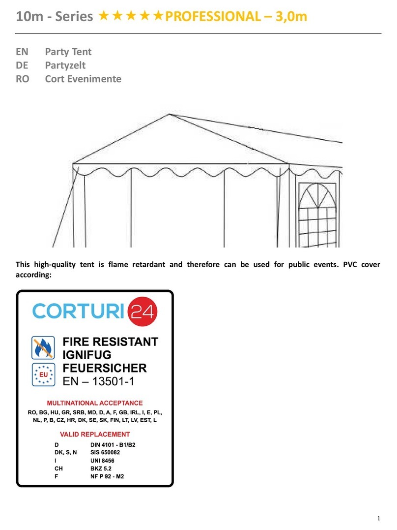Corturi24 10m Series Assembly instructions
