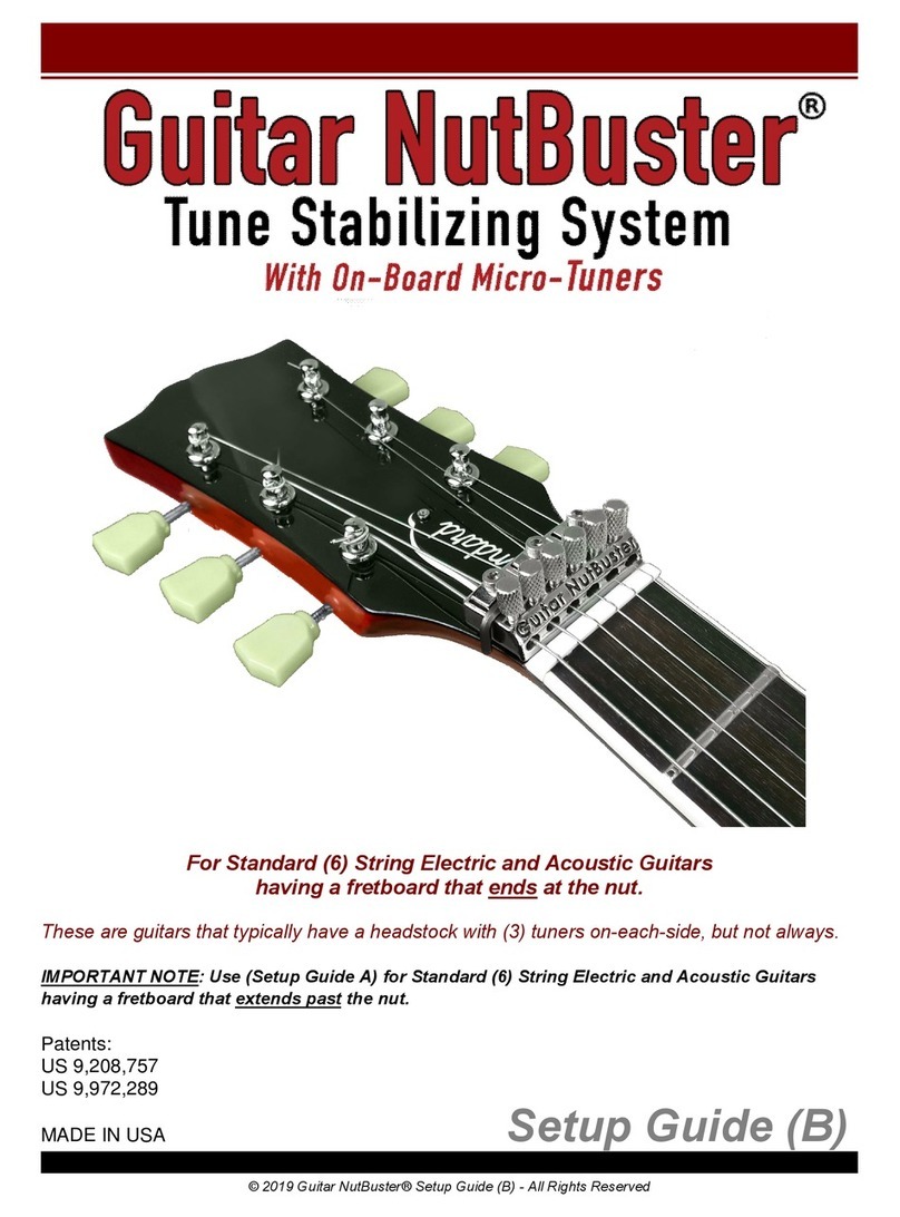Guitar NutBuster GNB-001-6 Setup guide