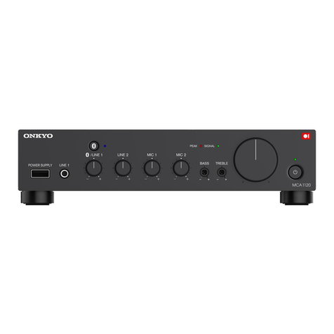 Onkyo MCA1120 User manual