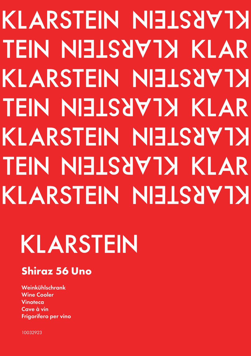 Klarstein Shiraz 56 Uno User manual