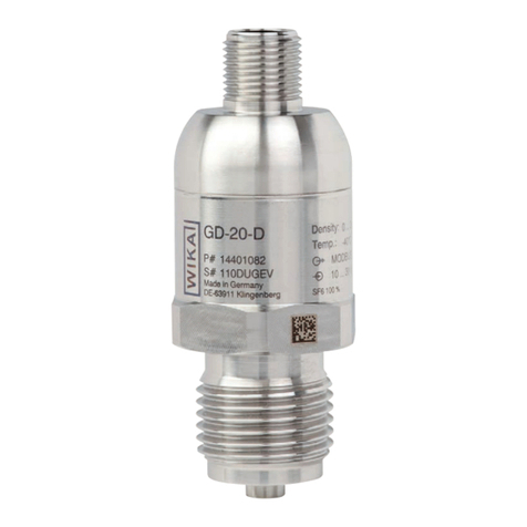 WIKA GD-20 Series operating instructions