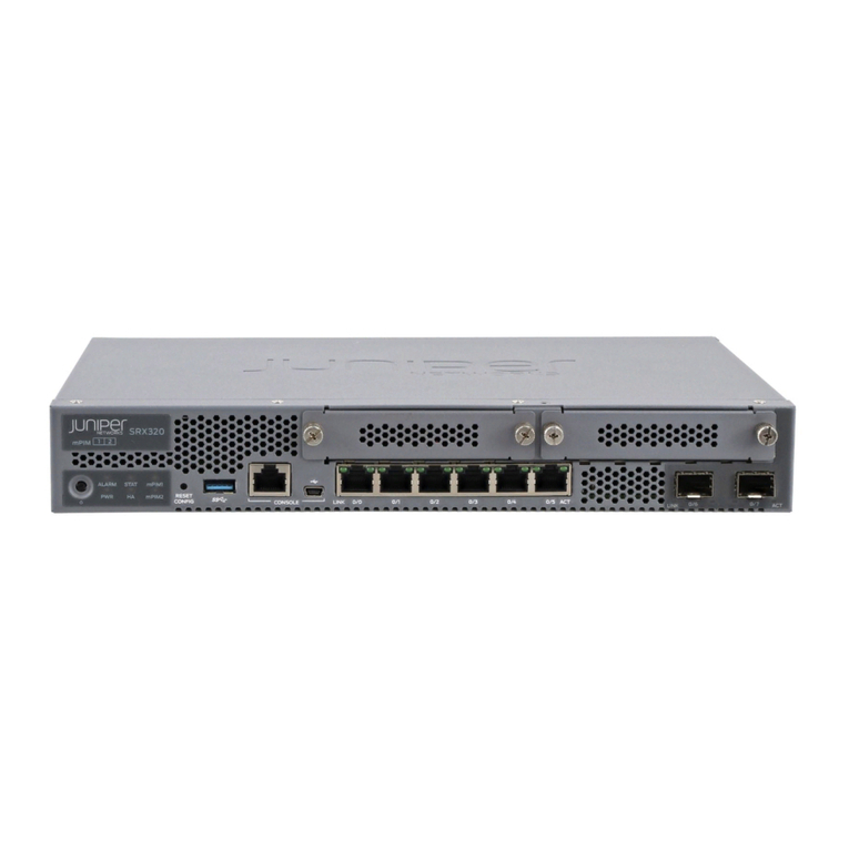 Juniper SRX320 User manual