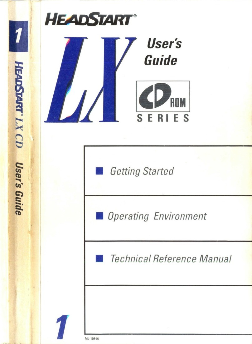 HeadStart LX CDROM Series user guide