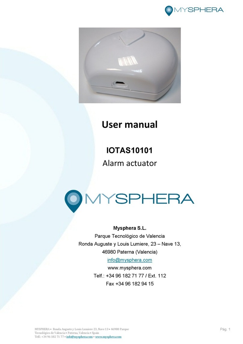 Mysphera IOTAS10101 user manual