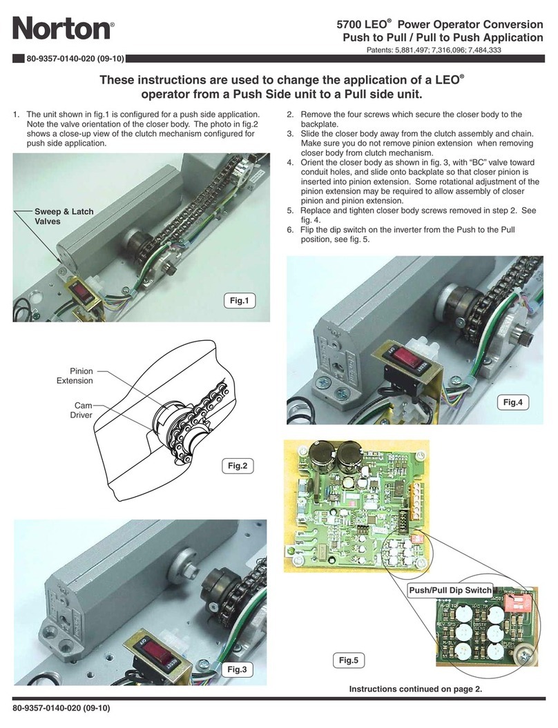 Assa Abloy Norton LEO 5700 Series User manual