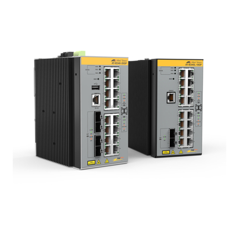 Allied Telesis IE340-12GP Quick installation guide