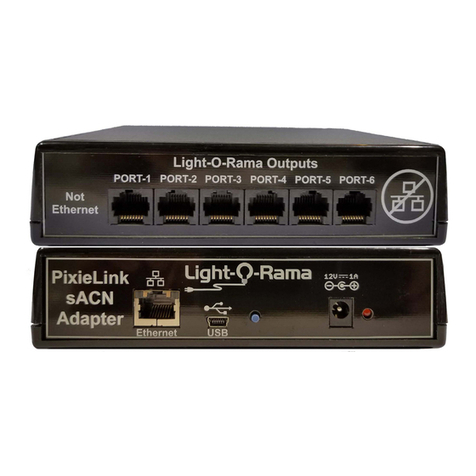 Light O Rama PixieLink sACN Adapter user manual