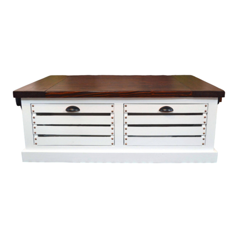 Her Tool Belt Crate Storage Coffee Table User manual