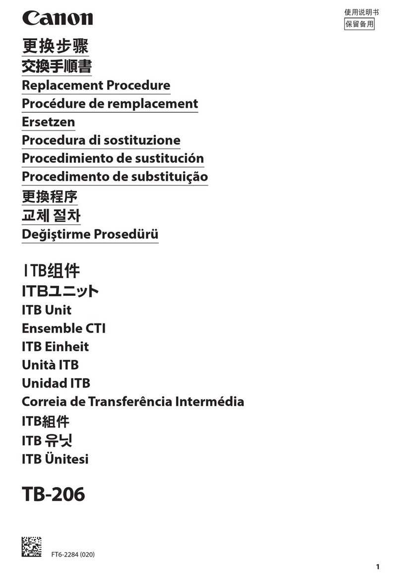 Canon TB-206 User manual