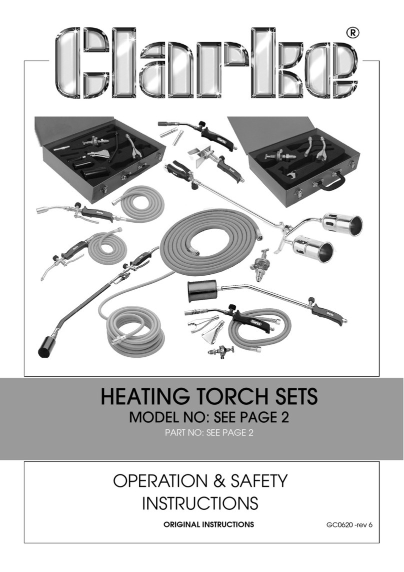Clarke PC108 Use and care manual