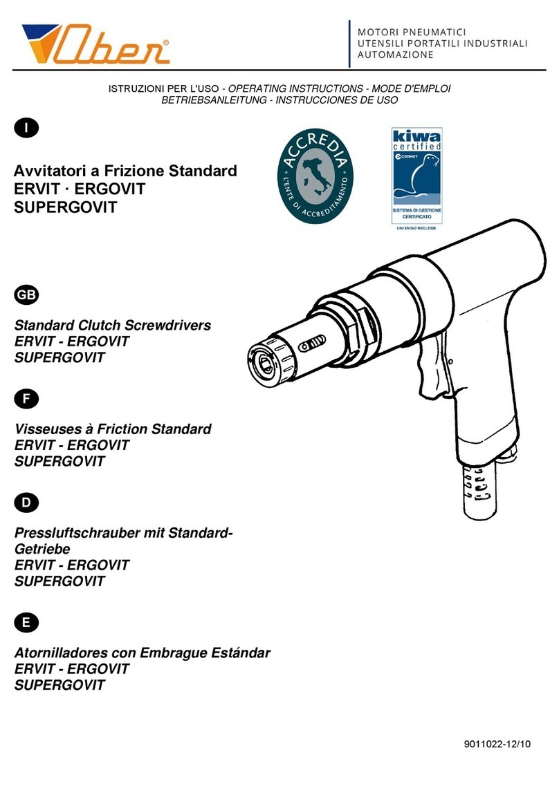 Ober ERVIT Series operating instructions