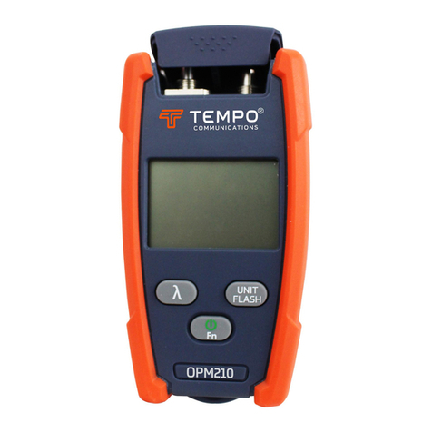 Tempo Communications OPM210 instruction manual