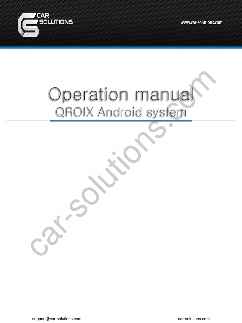 Car Solutions Q-ROIX Operation manual