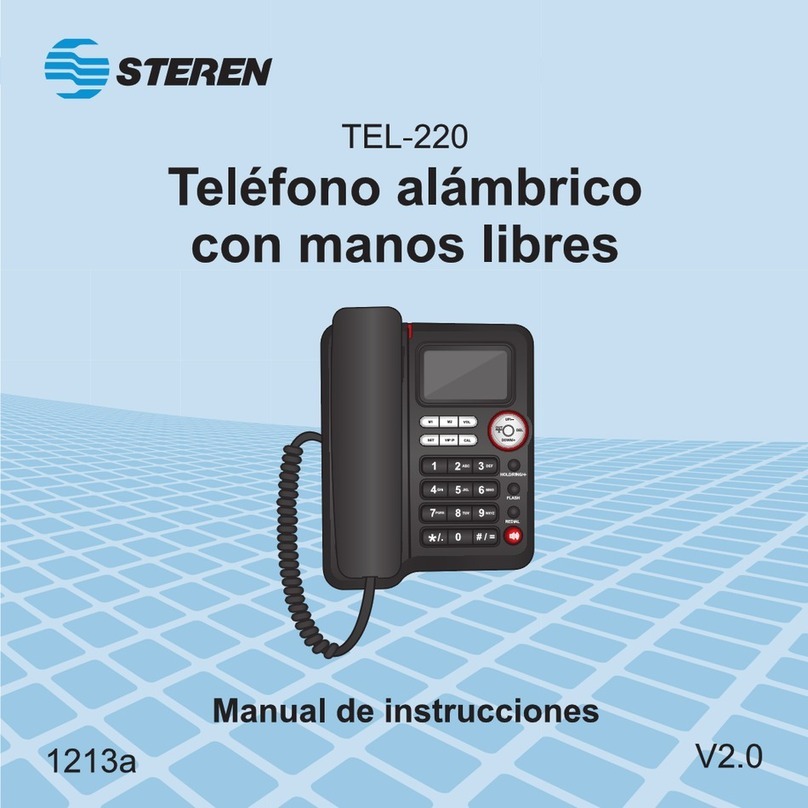 Steren TEL-220 instruction manual