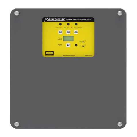 Hubbell Spikeshield HBL3P120C Instruction bulletin