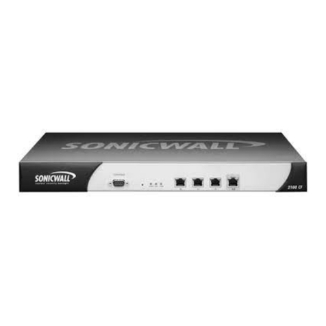 SonicWALL 2100 CF User manual SonicWALL 2100 CF User manual