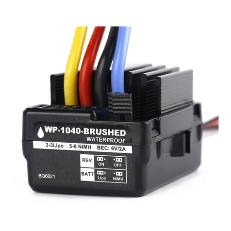 Hobby-Wing WP-1040-BRUSHED User manual
