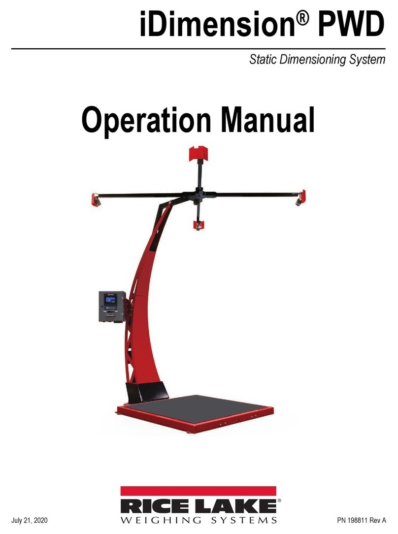 Rice Lake iDimension PWD User manual