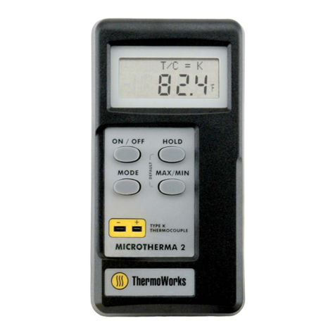 ThermoWorks MicroTherma 2K User manual
