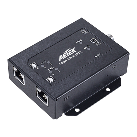 AETEK XE52-120-TX Quick installation guide