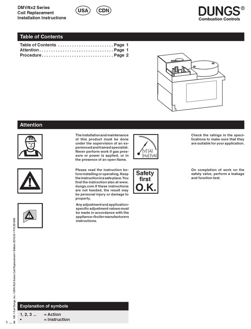 Dungs DMV Series User manual