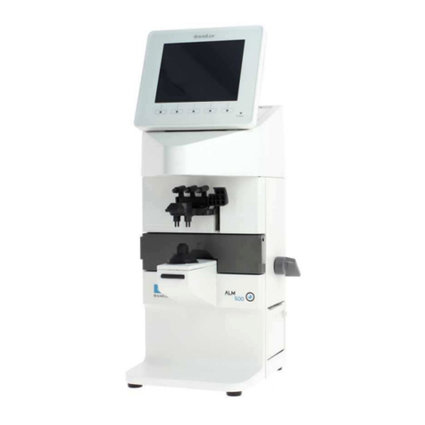 Essilor Instruments ALM 500 User manual