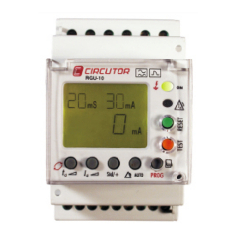 Circutor RGU-10C quick start guide