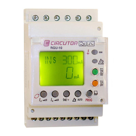 Circutor RGU-10 User manual