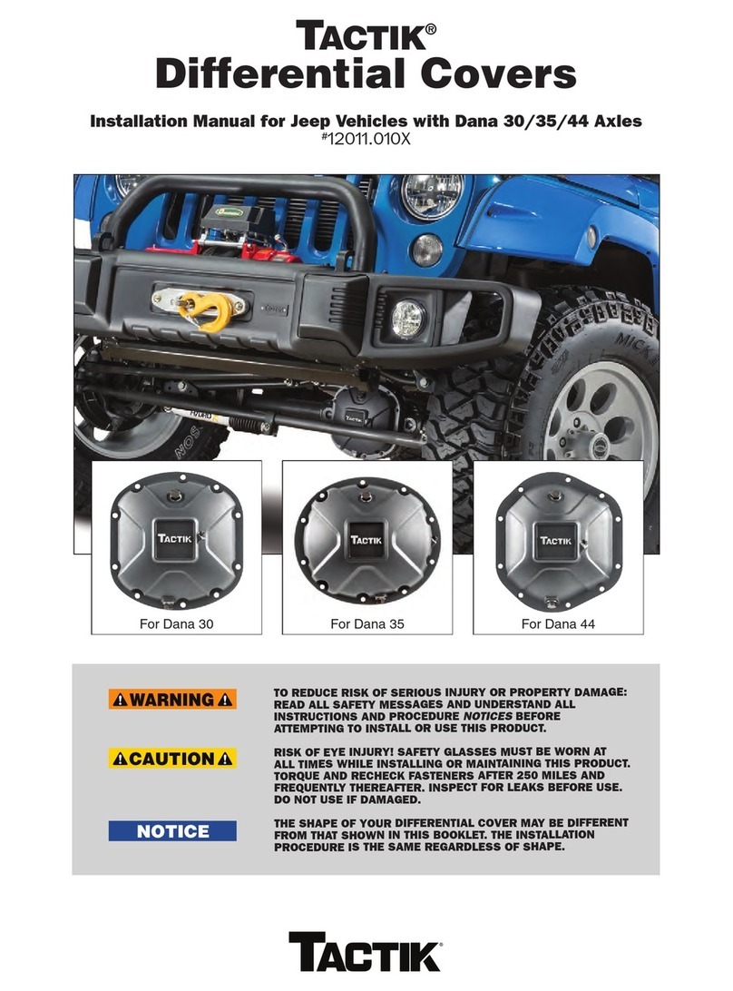 Tactik 12011.010 Series installation manual
