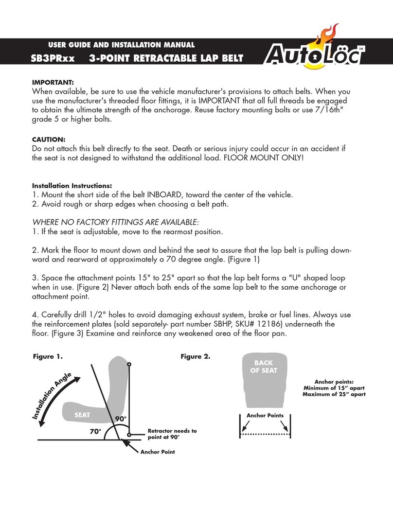 AutoLoc SB3PR Series Instruction Manual