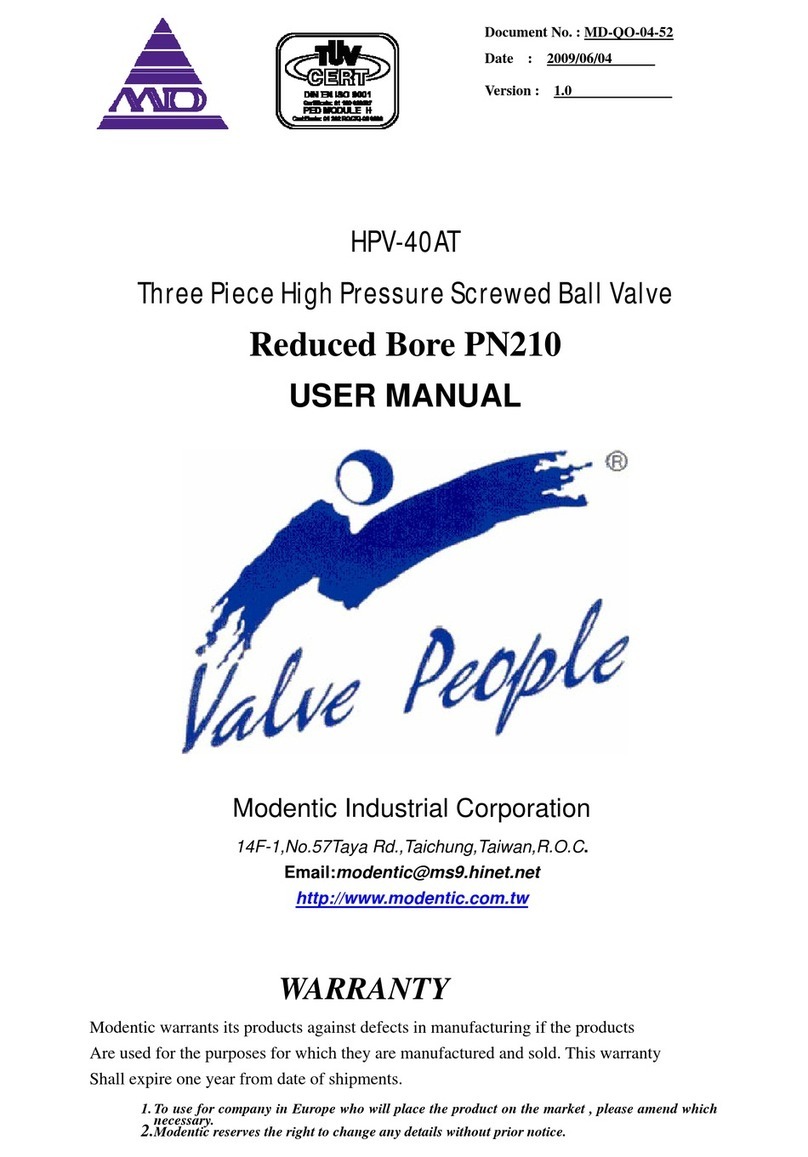 Modentic HPV-40AT user manual