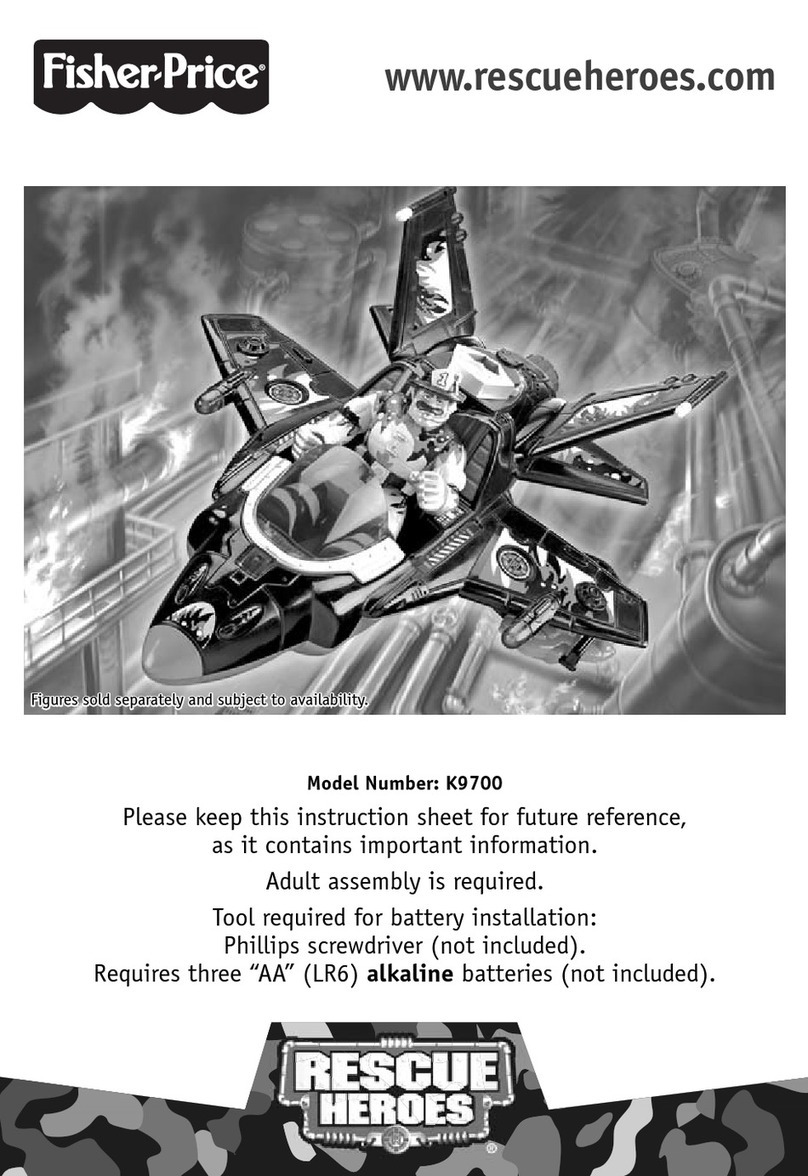 Fisher-Price Rescue Heroes K9700 manual