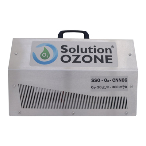 Solution Ozone SSO-O3-CNN0 Series user manual Solution Ozone SSO-O3-CNN0 Series user manual