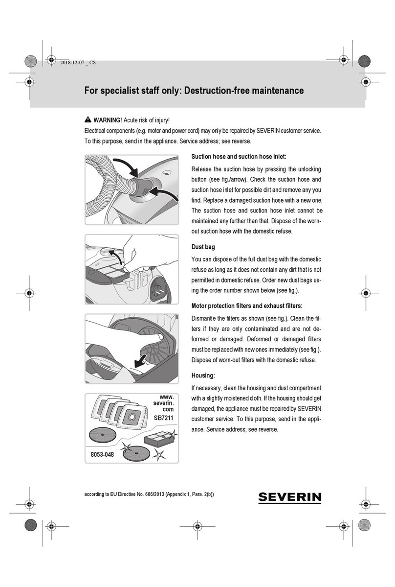 SEVERIN BC 7035 User manual