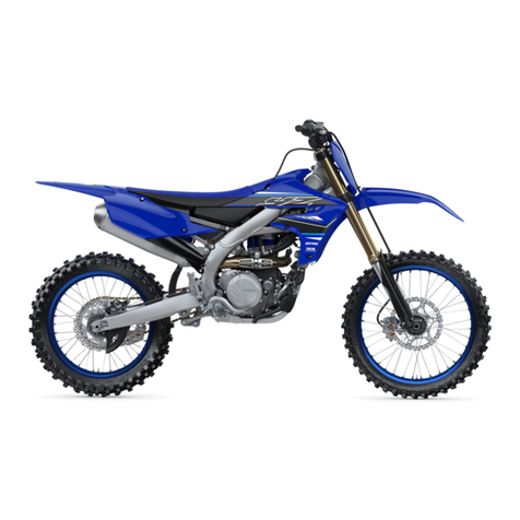 Yamaha YZ450F 2021 Application guide