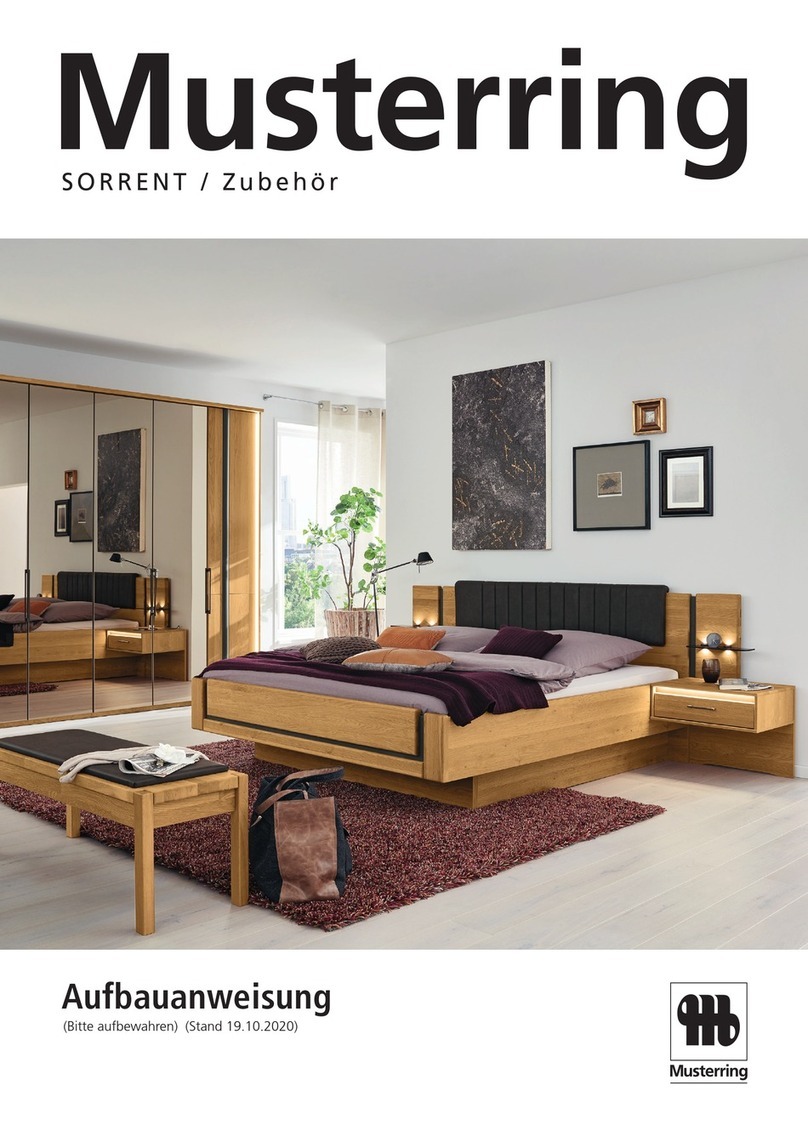Musterring SORRENT 990744 Assembly instructions