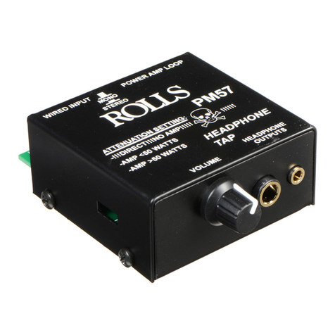 Rolls PM57 User manual