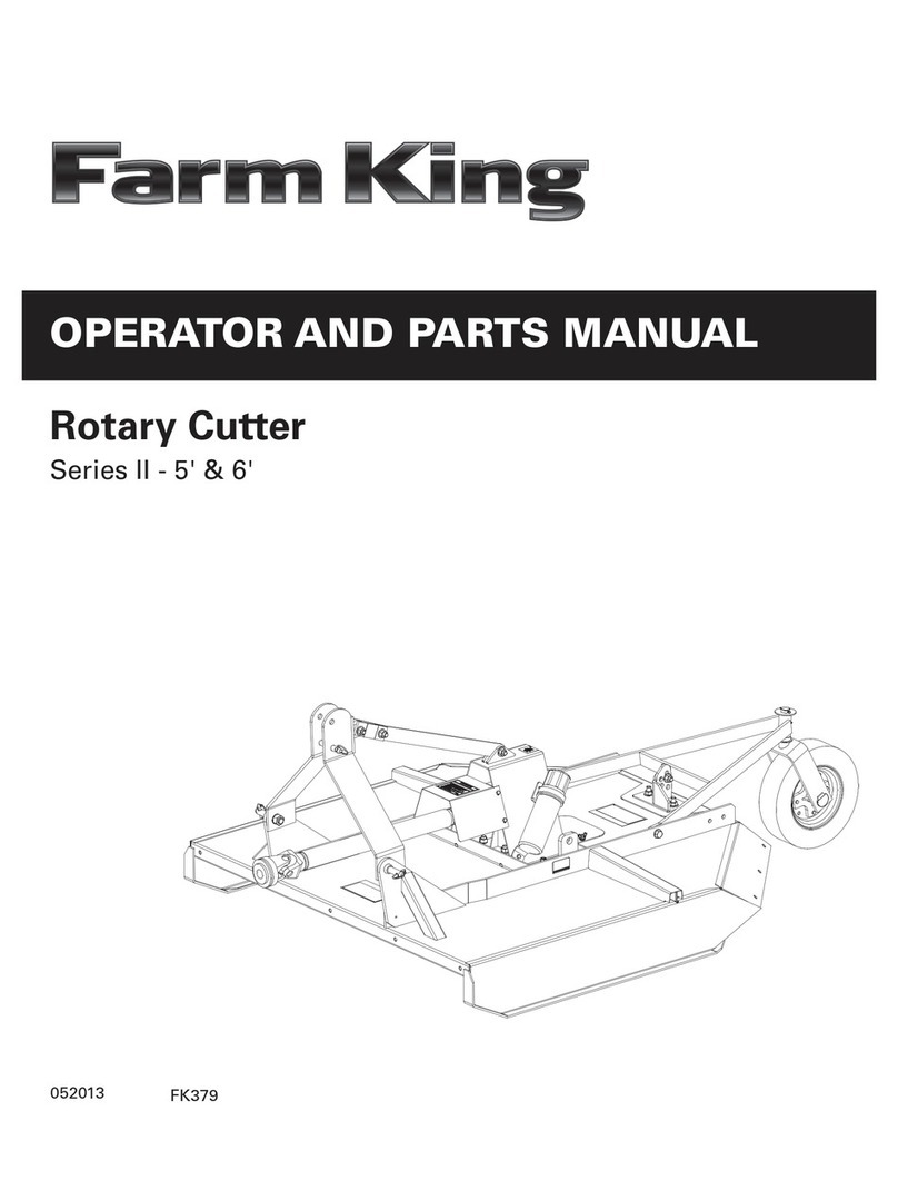 Farm King II Series Operator and parts manual