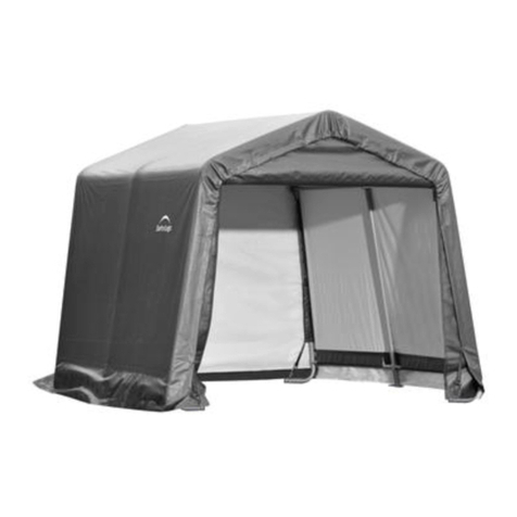 ShelterLogic 10' x 8' x 8' Peak Style Shelter Assembly instructions ShelterLogic 10' x 8' x 8' Peak Style Shelter Assembly instructions