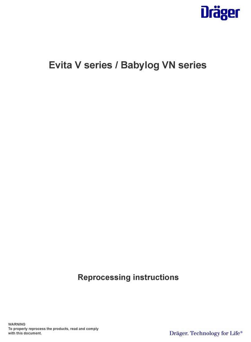 Dräger Evita V Series Reprocessing Instructions